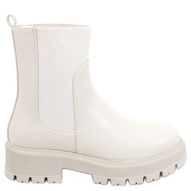 Stivaletti Chelsea con tomaia alta Cillo Beige