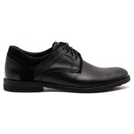 Polbut Scarpe casual da uomo in pelle 2112 nere nero