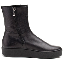 Marco Shoes Stivali comodi 1433B Marco con fondo piatto nero