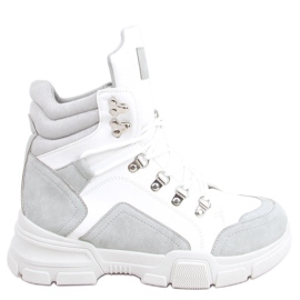 Sneakers alte Brita LT.GREY bianca grigio