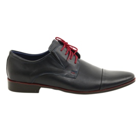 Olivier Scarpe da uomo in pelle 286 blu navy