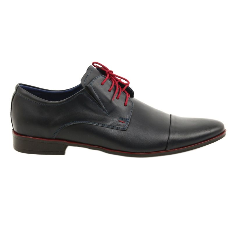 Olivier Scarpe da uomo in pelle 286 blu navy