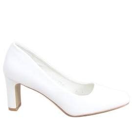 Décolleté sul palo Ester White bianco