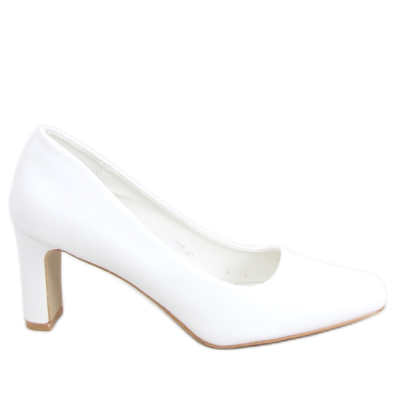 Décolleté sul palo Ester White bianca