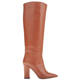 Marco Shoes Stivali Kate con tomaia più ampia marrone