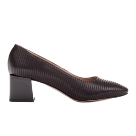 Marco Shoes Décolleté in pelle naturale nero