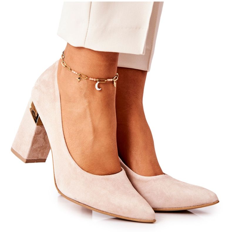 Lewski Shoes Décolleté in camoscio Lewski 3117 Beige