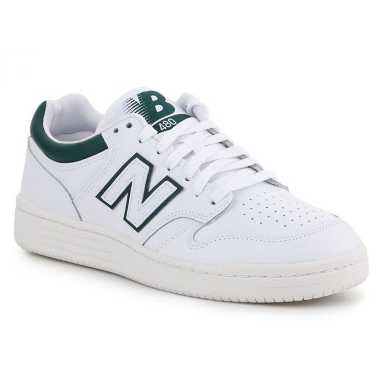 Scarpe New Balance M BB480LGT bianca verde