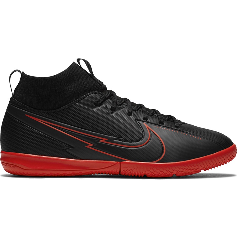 Nike Mercurial Superfly 7 Academy Ic Jr AT8135 060 scarpe da calcio nero