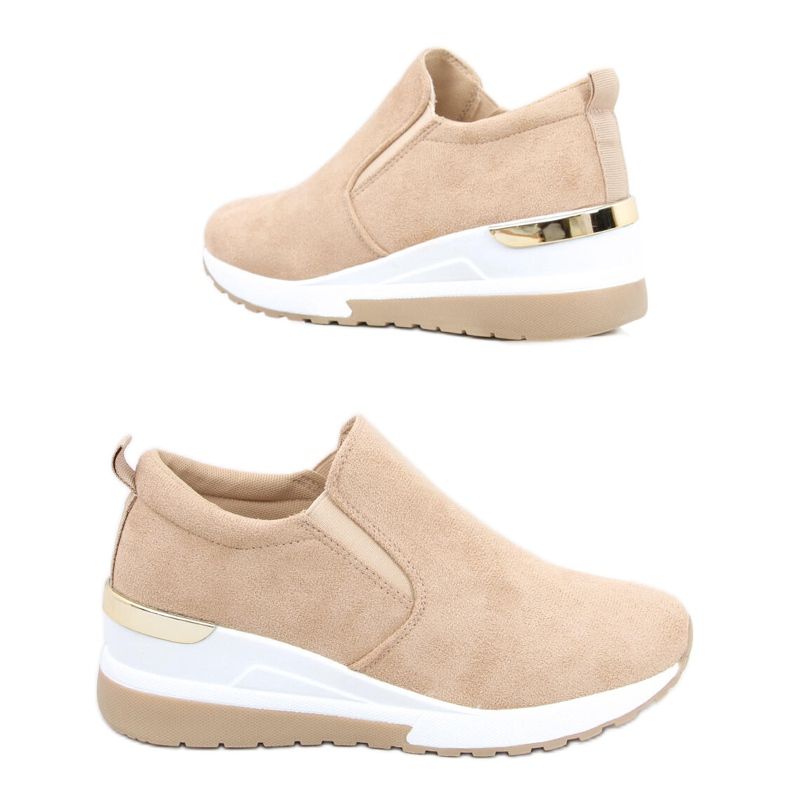 Scarpe con zeppa Biflo Beige