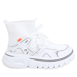 Scarpe sportive calzino bianco Malin