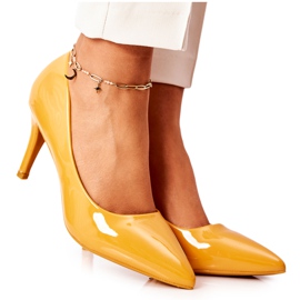 WS1 Décolleté classiche laccate Stiletto Giallo Elinne