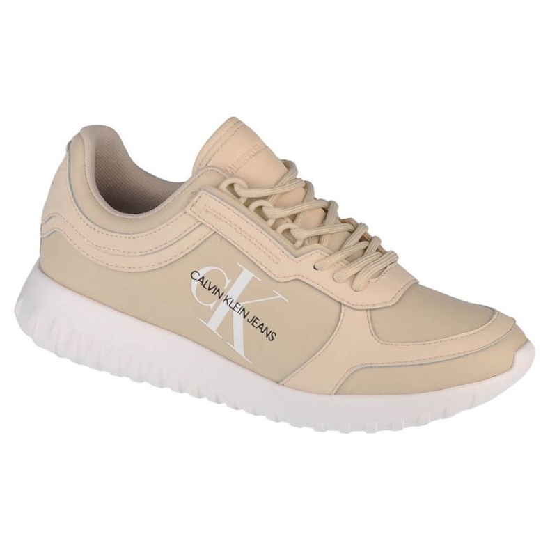 Scarpe stringate Calvin Klein Runner YW0YW00375-AEO beige