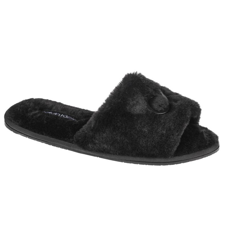 Calvin Klein Slipper Sandalo Pelliccia W HW0HW00634-BAX nero
