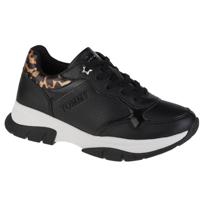 Tommy Hilfiger Sneaker stringate con taglio basso W T3A4-31173-1242999 nero