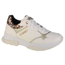 Tommy Hilfiger Sneaker stringate con taglio basso W T3A4-31173-1242X048 bianca