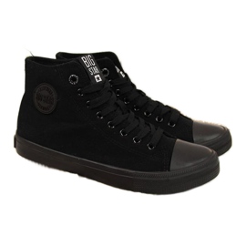 Sneakers alte in tessuto Big Star W FF274A170 nere nero
