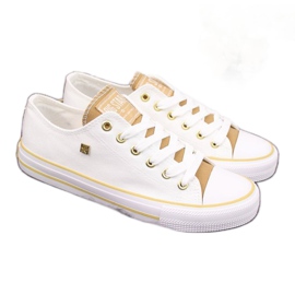 Sneakers in tessuto Big Star W HH274458 bianco bianca