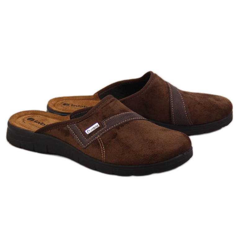 Pantofole da casa Inblu M ARC7A marrone