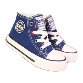 Sneakers con cerniera Big Star Jr HH374085 blu navy