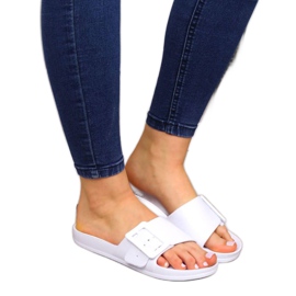 Ciabatte mare Big Star W FF274A391 bianco