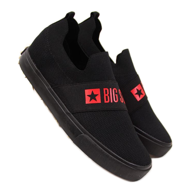 Sneakers senza lacci nere Big Star W FF274221 nero