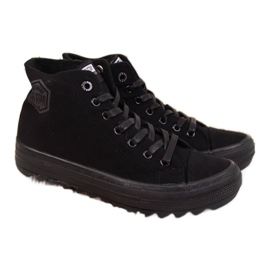 Sneakers in tessuto Big Star W FF274244 nere nero