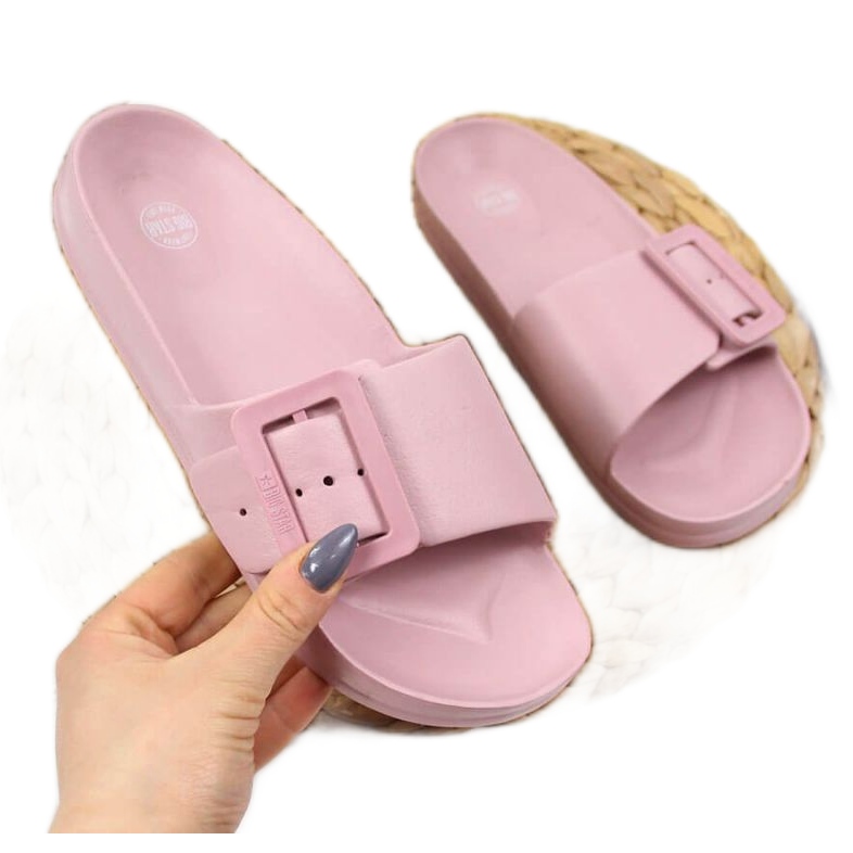 Ciabatte da spiaggia Big Star W FF274A387 rosa
