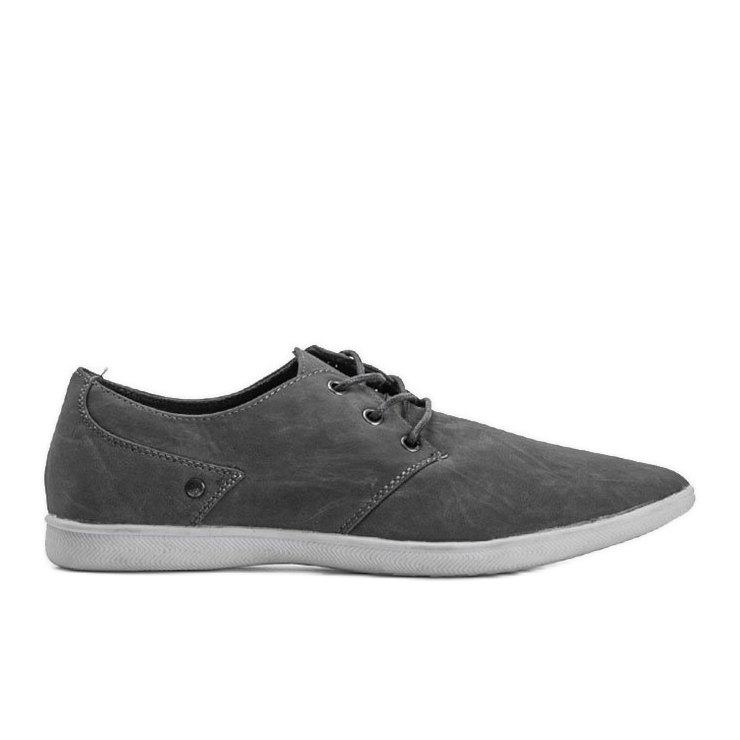 Scarpe da uomo grigie 12M-274 marrone