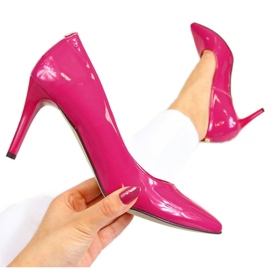 BM Décolleté con tacco a spillo laccate Juma W CIT2565I fucsia rosa