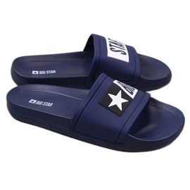 Ciabatte da spiaggia Big Star M DD174701 blu navy