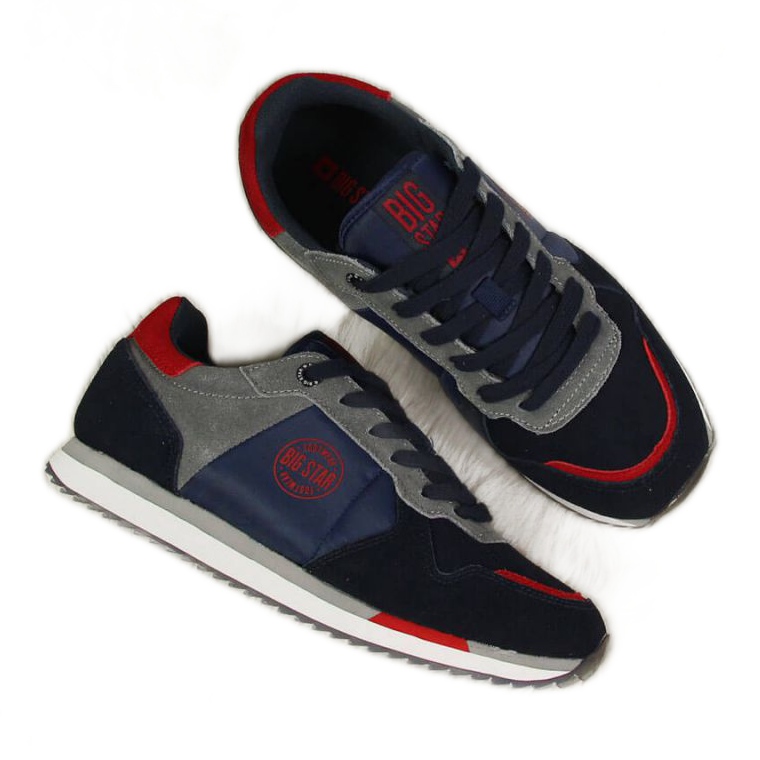 Sneakers Big Star W GG274A055 blu navy nero rosso grigio