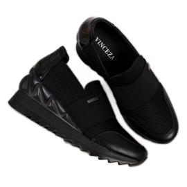 Sneakers con zeppa Vinceza W JAN62 nere nero