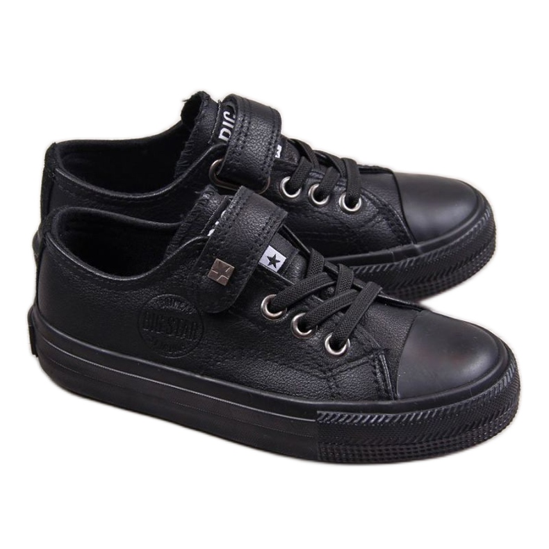 Sneakers con velcro Big Star Jr EE374034 nere bianca nero
