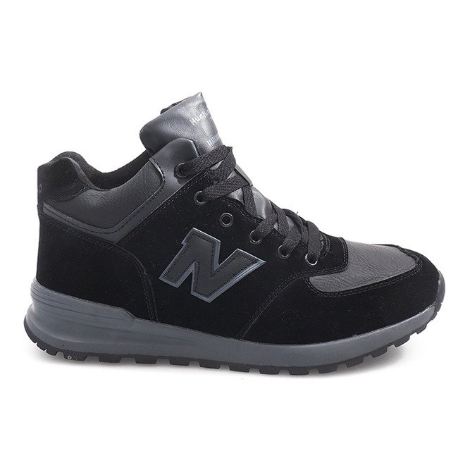Stivali da neve caldi H1737B Nero grigio