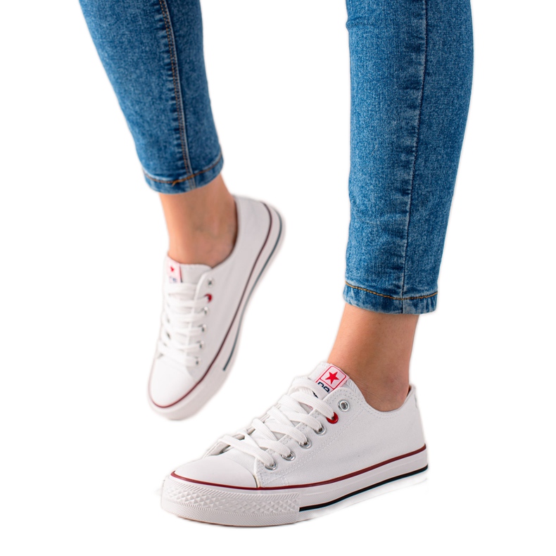 Evento Scarpe da ginnastica casual bianca