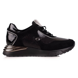 Sneakers scintillanti VINCEZA nero
