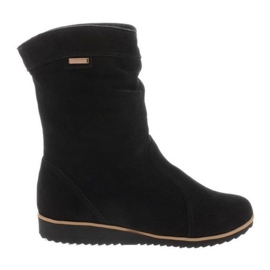 Olivier Stivali in pelle Emi Black nero