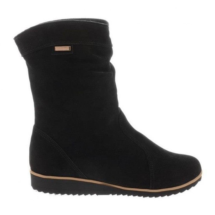 Olivier Stivali in pelle Emi Black nero