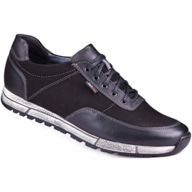 Kampol Scarpe casual uomo in pelle 31/3 nere nero
