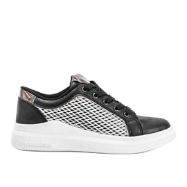 Sneakers nere con rete decorativa Kacie nero