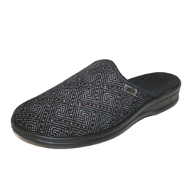 Scarpe da uomo Befado pu 089M363 nero grigio