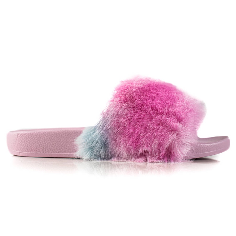 TRENDI Pantofole Con Pelliccia rosa