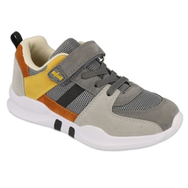 Scarpe per bambini Befado 516X131 grigio giallo