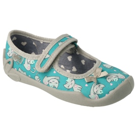 Scarpe per bambini Befado 114X453 grigio verde