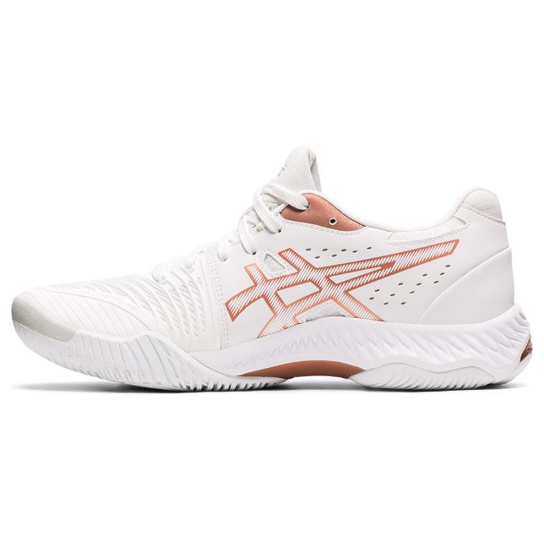 Asics Netburner Ballistic Ff 2 W 1052A033 102 scarpe da pallavolo bianca bianca