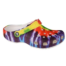 Zoccolo Crocs Classic Tie-Dye Graphic W 205453-90H rosso