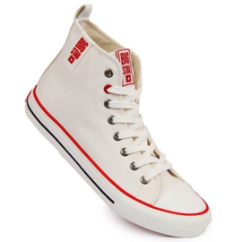 Sneakers alte Big Star W JJ274127 bianche bianco