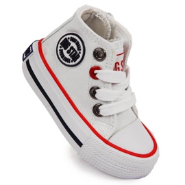 Sneakers Big Star Jr HH374187 bianche bianca nero