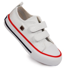 Sneakers basse Big Star Jr HH374095 bianche bianca nero